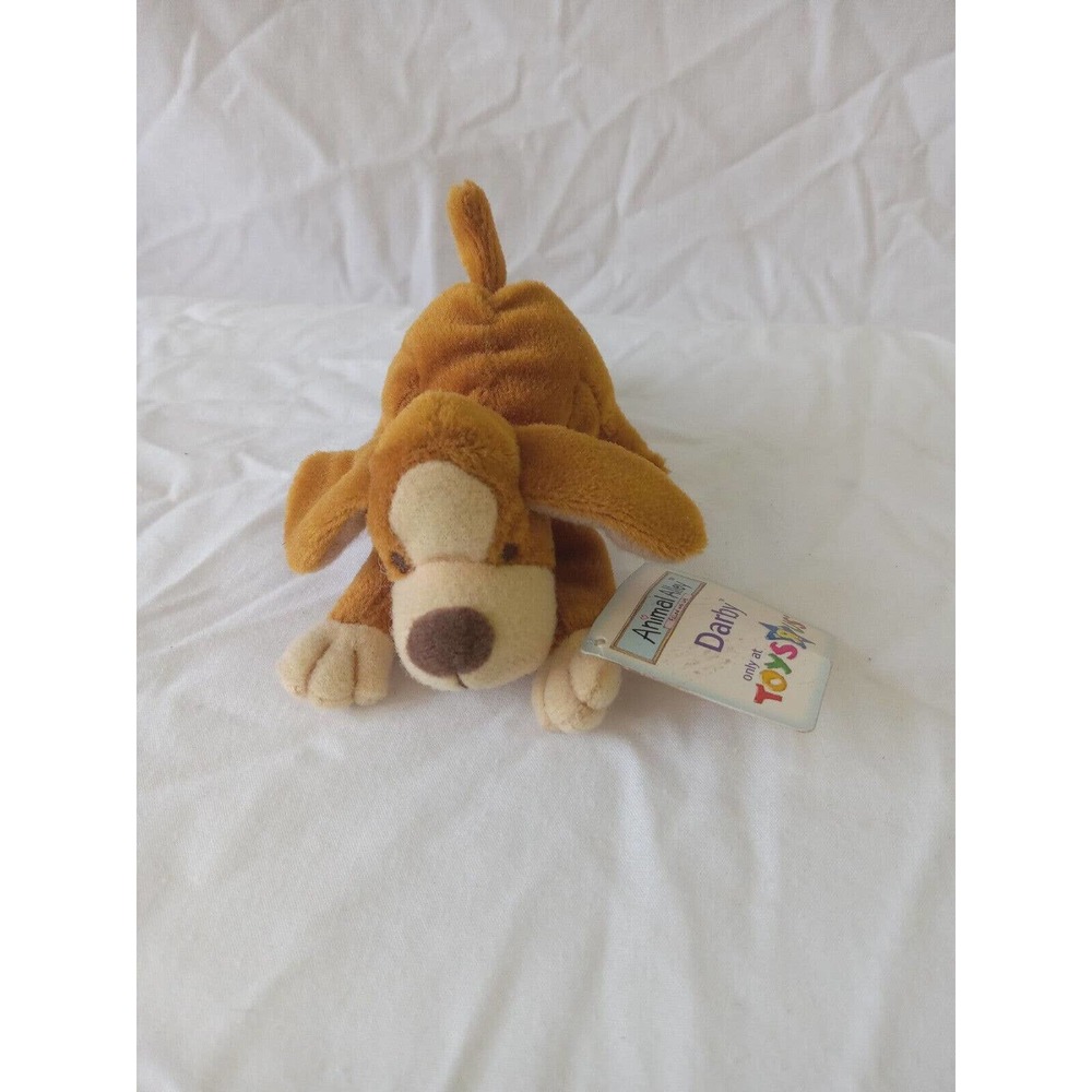 McDonalds Animal Alley Toys R Us Darby Brown Dog Plush 4"